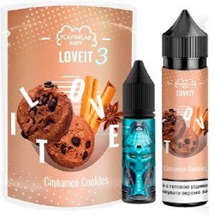 Купити Piдина Самозаміс Flavorlab Love IT 60ml 3мг (органіка) Cinnamon Cookies Печенье з корицею 79813 Рідини FL