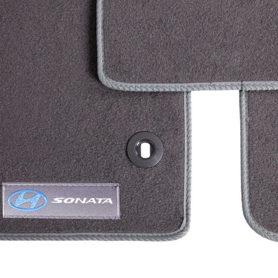 Купить Автомобильные коврики ворсовые для Hyundai Sonata (YF) 2009-2015 Черные 5 шт 28985 Коврики для Hyundai