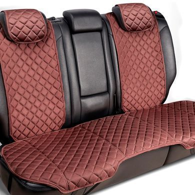 Купить Накидки для сидений задние Алькантара Verona Premium L Коричневые (Оригинал) 74372 Накидки для сидений Premium (Алькантара)