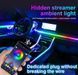 Купить LED Подсветка Салона неоновая RGB Ambient light 12V Bluetooth (Набор 14 в 1) 91113 Подсветки - Стопы внутрисалонные - 3 фото из 5