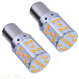 Купити Світлодіод 12V Т25 Жовтий SMD 35 3030 11350 Зміщ.цоколь +260Lm 1шт 26012