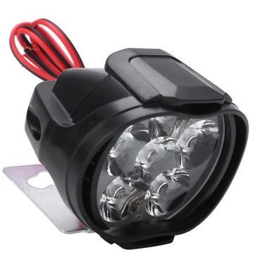 Купити Додаткова LED фара 12V 10W 50x55x95 мм Дальнє 1Wx6 6 Led (JP020/19) 81708 LED Фари Пластиковий корпус