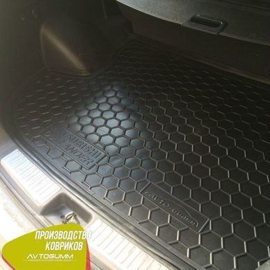 Купить Автомобильный коврик в багажник Mitsubishi Outlander 2003-2007 / Резино - пластик 42222 Коврики для Mitsubishi