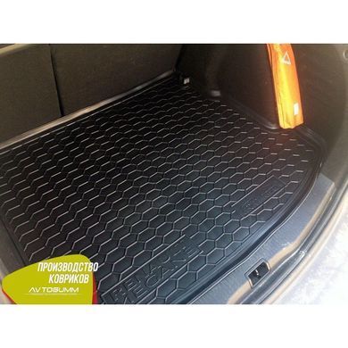 Купити Автомобільний килимок в багажник Renault Megane 3 2009 - Universal з вухами / Гумо - пластик 42322 Килимки для Renault