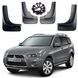 Купити Бризковики для Mitsubishi Outlander XL 2009-2012 (вузький порог) комплект 4 шт (OEM: MZ313931, MZ314340, MZ313932) 1817 Бризговики Mitsubishi