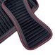 Купить Накидки на передние сидения Алькантара Napoli Premium Черные Красный кант 2 шт 32545 Накидки для сидений Premium (Алькантара) - 6 фото из 10