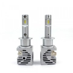 Купити Лампа LED H1 радіатор+кулер 5000Lm M3 Pro /Philips ZES/25W/6000K/IP67/8-48v (2шт) 26223 LED Лампи Китай