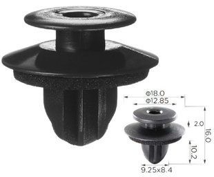 Купить Клипса крепления Toyota Lexus OEM: 7586702010 90467-A0007 90467A0007 (C1226) 73249 Фиксатор дверного типа