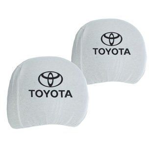 Купити Чохол підголівників TOYOTA білі 26325 Чохли на підголовники