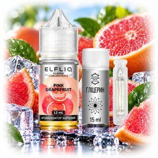 Купити ЕІf Lіq Aroma 30 ml Pink Grapefruit Грейпфрут (Самозаміс 3в1) 110914 Рідини від EL