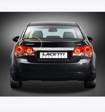 Купити Емблема напис LACETTI Хром 170х21 мм Пластикна скотче (Завод) 88463 Емблема напис на іномарки