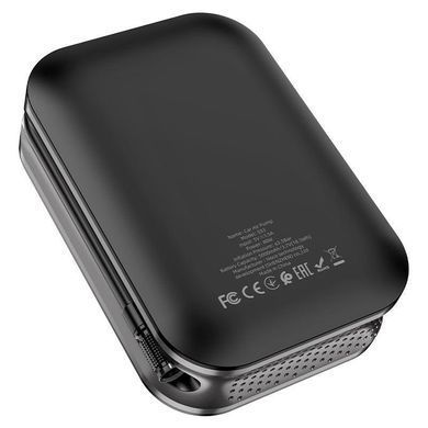 Купити Портативний компресор автомобільний насос Hoco Breeze S53 2500 мАг LED 39722 Електричні автомобільні компресори