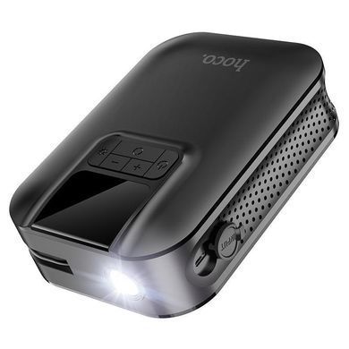 Купити Портативний компресор автомобільний насос Hoco Breeze S53 2500 мАг LED 39722 Електричні автомобільні компресори