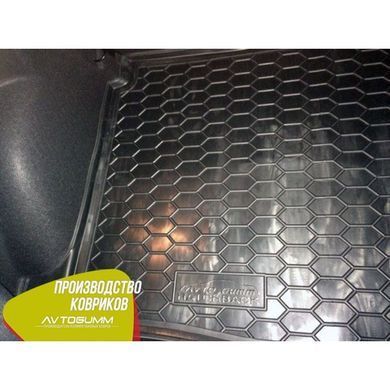 Купить Автомобильный коврик в багажник Renault Megane 4 2016- Hatchback / Резиновый (Avto-Gumm) 28728 Коврики для Renault