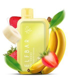 Купити ЕІf Ваг BC 10000 Затягувань Strawberry Banana (Банан Полуниця) З Індикацією 65927 Одноразові системи