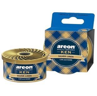 Купить Ароматизатор воздуха Areon KEN Silver Linen (Серебряный лен) 91117 Ароматизаторы под сидения