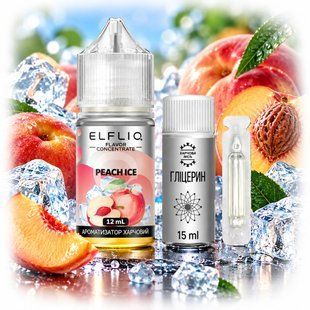 Купити ЕІf Lіq Aroma 30 ml Peach Ice Персик з льодом (Самозаміс 3в1) 110915 Рідини від EL