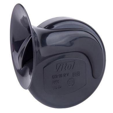 Купити Сигнал електромагнітний равлик Vitol 12V D=88 мм Червоно-Чорний CA-2012 91433 Сигнали 12V равлик Дискові