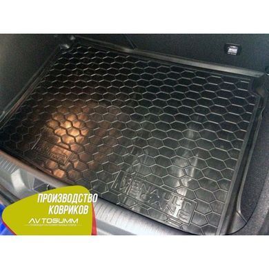 Купити Автомобільний килимок у багажник Renault Megane 4 2016- Hatchback / Гумо - пластик 42324 Килимки для Renault