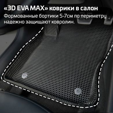 Купить Коврики в салон EVA для МAN TGA (узкая кабина) 2000- с подпятником 5 шт 64147 Коврики для MAN