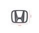 Купити Емблема решітки задня для Honda матова Чорна 113х92 мм Пластик (на скотчі та 2 вусики по центру) (Завод) 88558 Емблеми на іномарки - 2 фото из 3