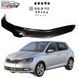 Купити Дефлектор капоту мухобійка Skoda Fabia (NJ) 2014- Євро Кріплення (Vip Tuning) 89796 Дефлектори капота Skoda