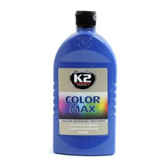 Купить Кремовый полироль кузова K2 Color Max Синий скрывает царапины усиливает цвет 500 мл (K025NI) 38859 Полироли кузова воск - жидкое стелко - керамика