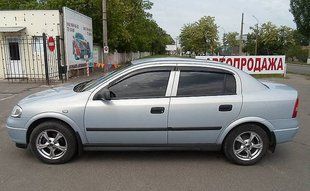 Купить Дефлекторы окон ветровики Opel Astra G Sd / Hb 5d 1998-2004 605 Дефлекторы окон Opel