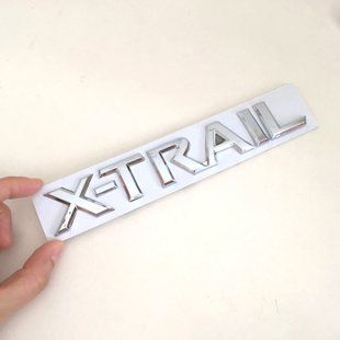 Купити Емблема напис X-TRAIL Хром на скотчі (29х192 мм) ЕМ 171203 89230 Емблема напис на іномарки