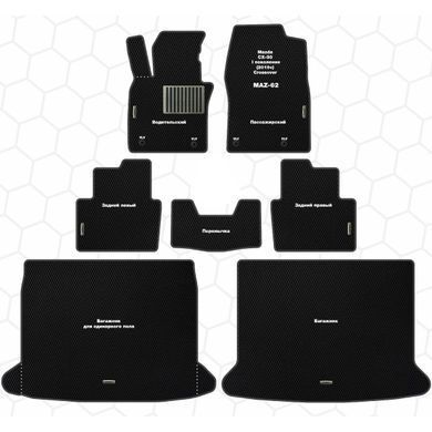 Купити 3D Килимок в багажник EVA для Mazda CX-30 2019- 85507 Килимки для Mazda