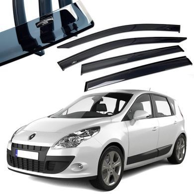 Купити Дефлектори вікон вітровики HIC для Renault Scenic III 2009-2016 Оригінал (REN16) 58931 Дефлектори вікон Renault