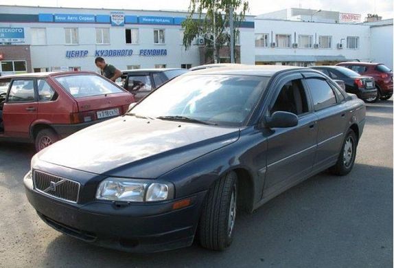 Купити Дефлектори вікон вітровики для Volvo S80 I 1998-2005 4027 Дефлектори вікон Volvo