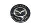 Купити Ковпак колеса Mazda чорний (ювілейний) 60 мм пластик метал 1 шт (ковпачок диска) 94666 Ковпачки на титани - 1 фото из 3