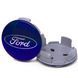 Купити Ковпачки на литі диски маточини Ford 54 / 51 мм Темно синій 1 шт 90066 Ковпачки на титани