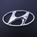 Купити Емблема для логотипу Hyundai 170 x 85 мм пуклі велика Sonata перед 3М скотч (86300D3100) 21528 Емблеми на іномарки
