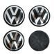 Купить Колпачки на литые диски VW 65 x 60 мм / Черные 4 шт 23035  - 1 фото из 3