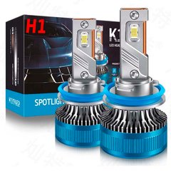 Купить LED лампы автомобильные K10 H1 70W (11600lm 6000K EMC-Драйвер IP68 DC9-24V) 63442 LED Лампы K10