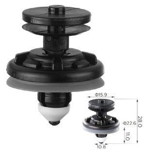 Купить Клипса крепежа Внутр. отделка дверь Audi A6 Seat Skoda VW 6Q0868243 (C1250) 73251 Фиксатор дверного типа