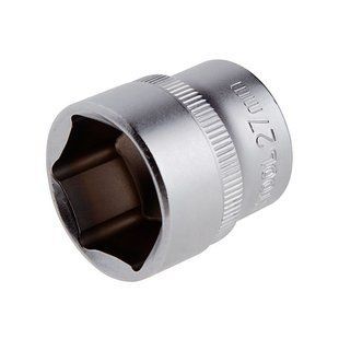 Купить Головка шестигранная 1/2", 27мм*42мм INTERTOOL ET-2027 77809 Торцевые головки, шестигранники и звезды