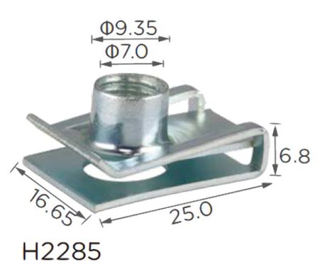 Купить Скоба под винт L-25x16,65 D=8 универсальная M8H2285) 73861 Скоба Шайба Металлическая