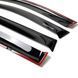 Купить Дефлекторы окон ветровики для Renault Megane IV Grandtоur 2016- Универсал Voron Glass 89933 Дефлекторы окон Renault - 3 фото из 5