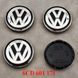 Купить Колпачки заглушки на литые диски Volkswagen 56 / 52 мм Черные 1 шт (6CD601171) 36729 Колпачки на титаны - 2 фото из 2