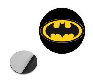Купити Наклейка з логотипом Batman для автоключів d=15 мм Пластикова об'ємна (Завод) 89381 Наклейки на автомобіль