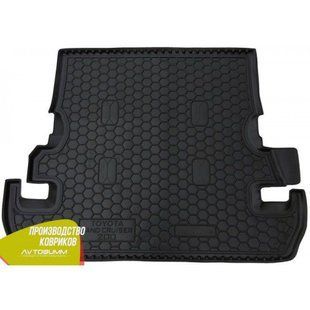 Купити Килимок в багажник Toyota Land Cruiser 200 2007- (7 місць) тойота ленд крузер гумовий автогум для багажника 31230 Килимки для Toyota