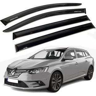 Купить Дефлекторы окон ветровики для Renault Megane III 2008-2014 Универсал Voron Glass 54832 Дефлекторы окон Renault