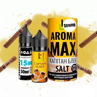 Купити Piдина Самозаміс Flavorlab Aroma MAX 30мл 50мг Captain Black Капітан блек 79868 Рідини FL