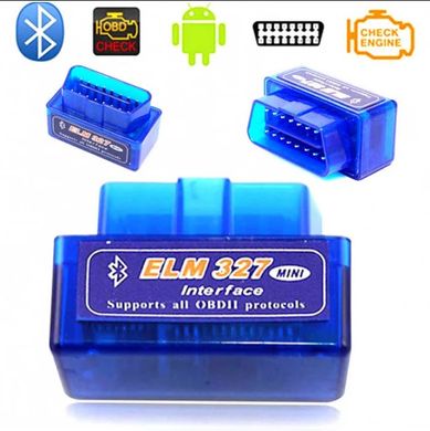 Купить Автосканер ELM327 V1.5 OBD2 mini Bluetooth для диагностики авто до 2004 (2713) 66218 Автосканеры