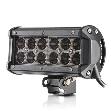 Купити Фара LED Балка Лідер 165x75x55 mm / 36W / 3W * 12 / 10-30V / Далекий (D-36W Black) 40112 Балка LED