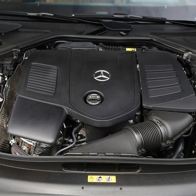 Купить Эмблема крышки двигателя Mercedes-Benz хром 70 мм пластик (на скотче) 94736 Эмблемы на иномарки