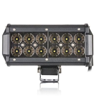 Купити Фара LED Балка Лідер 165x75x55 mm / 36W / 3W * 12 / 10-30V / Далекий (D-36W Black) 40112 Балка LED